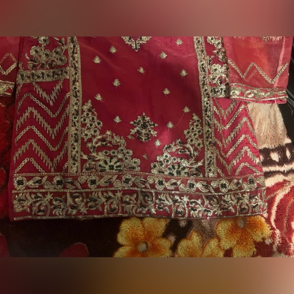 Maroon & black kurti pajama for 3 years old - Picture 3 of 6